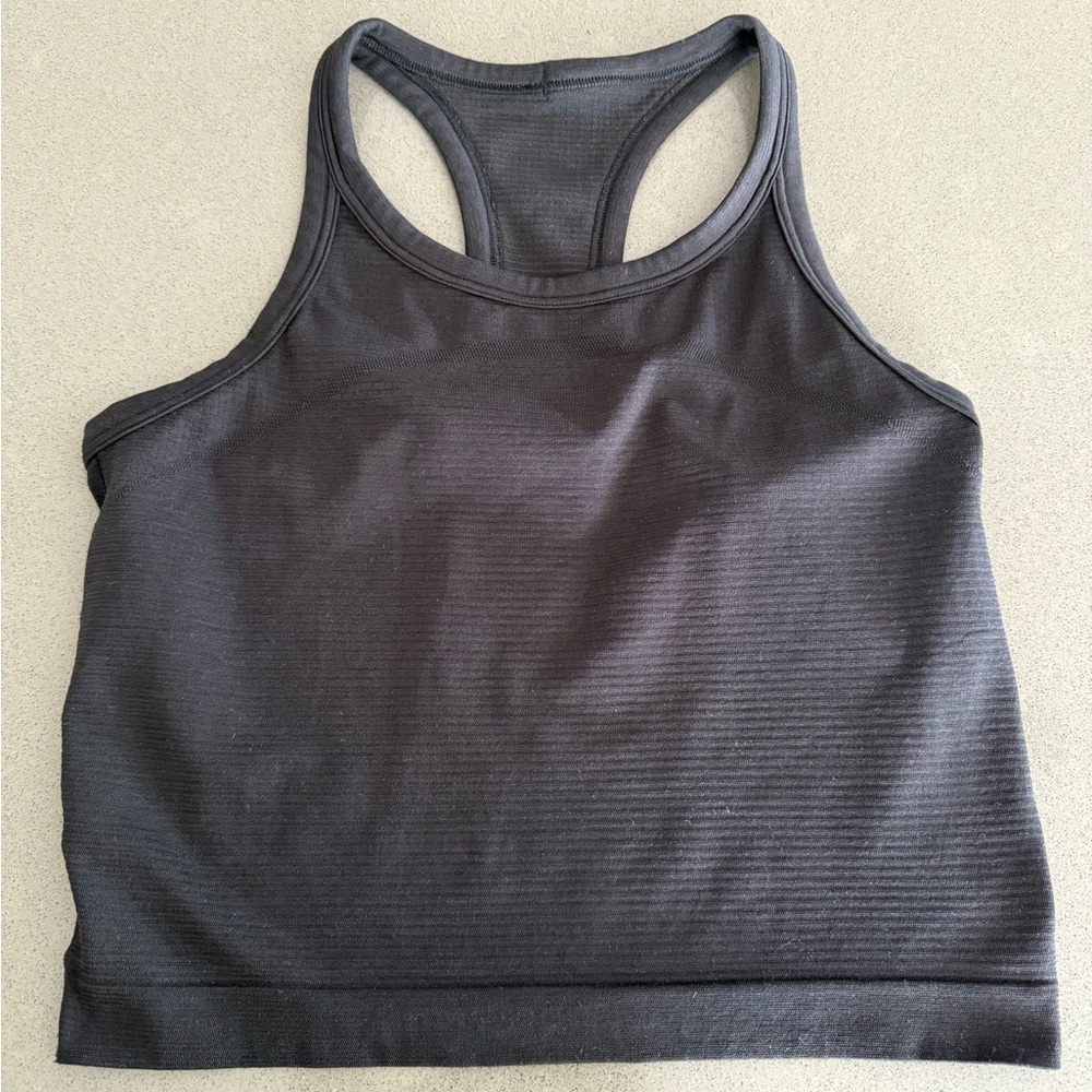 lululemon athletica Black Racerback Tank Top